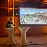 Mit Spannung erwartet: Der Hamburger Architekt Tim Schierwater präsentierte seine Ideen und Impulse für eine mögliche Modernisierung der Westerländer Innenstadt und Promenade